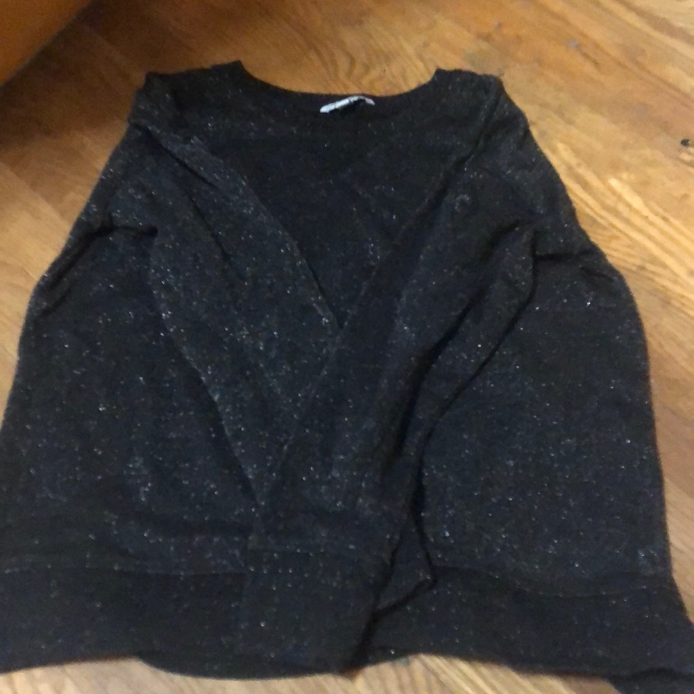 Black sparkly sweater